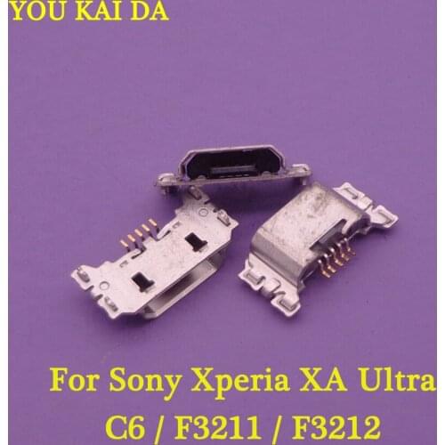 5pc/lot For Sony Xperia XA Ultra C6 F3211 F3212 Micro USB Charging Socket Port Plug Dock Connector Jack