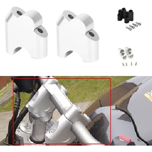 Motorcycles CNC Accessories Alumnium Handle Bar Riser Mount Clapms For Suzuki V-STORM DL 250 Suzuki DL 650 DL 650XT DL 1000