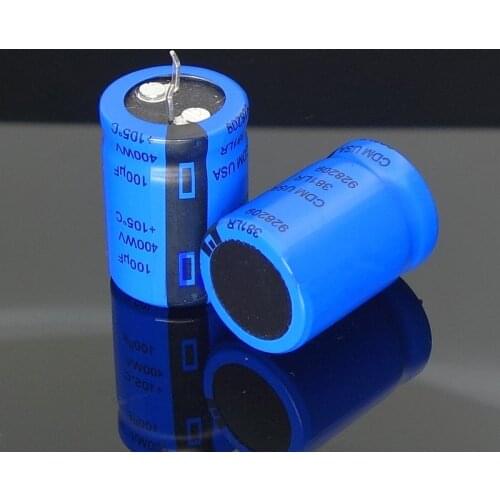 CDM CDE 100uf 400V for audio electrolytic capacitor hifi tube amplifier capacitors