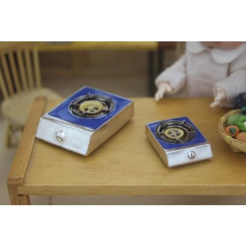 Children Mini Kitchen Cookware Dollhouse Cute Miniature Simulation Kitchen Stove Tools Accessory Children Utensils Toy Gift