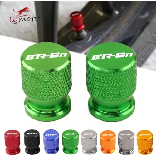 For KAWASAKI ER6F ER6N ER-6N 2012-2020 Hot DealsUniversal Motorcycle CNC Accessories Wheel Tire Valve Stem Caps Airtight Covers
