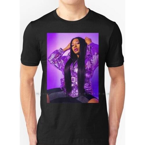 Pose In The Purple T Shirt 100% Pure Cotton Good News Meg The Stallion Good News Good News Megan Thee Stallion Megan Thee