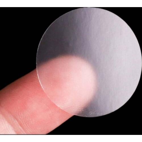 500pcs/roll Round Transparent Stickers Stamp Envelopes Cards Wedding Invitations Dropship