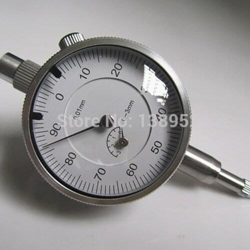 Best selling high quality 0-3mm dial indicator 3mm small dial gauge dial plate diameter 40mm