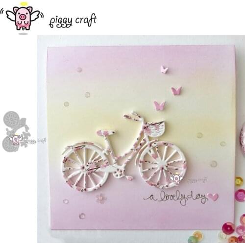 Piggy Craft metal cutting dies cut die mold Love butterfly bicycle Scrapbook paper craft album card punch knife art cutter die