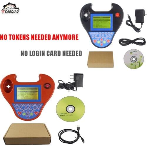 Mini Type Smart Zed Bull ZedBull Key Programmer Black and Red Color No Tokens Limitation Car Key Programmer No Login Card Needed