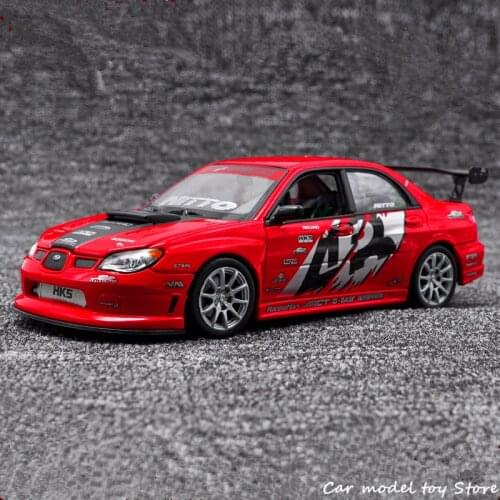 WELLY 1:24 Subaru Impreza simulation alloy car model crafts decoration collection toy tools gift