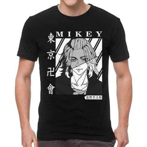 Tokyo Revengers T Shirt Men Cotton Printing T-shirt Funny Tshirt Short Sleeve Mikey and Draken Sano Manjiro Tees Tops