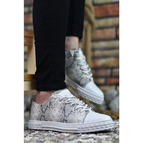 2021 Mens Casual Leather Shoes 3D Printing Thorn Base Snake Pattern Summer Sneaker Sports Fashion Luxury Breathable Orthopedic Non-Smell Non-Sweat High Quality кроссовки мужскиеa