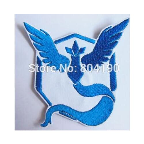 3" Go Mystic Team logo Iron On Patch HOT Embroidered Emblem applique Costume Cosplay Team