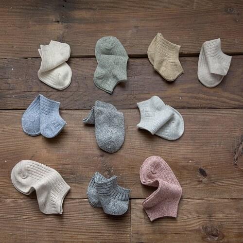 Not spliced Spring summer striped low-top invisible female socks Deodorant, Sweat-absorbing, Bamboo fiber student socks5/10pairs