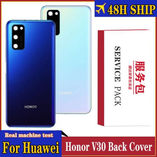 Original Battery Cover for Huawei Honor View 30 Glass Back housing Replacement Repair Parts Apply to Huawei Honor V30 Rear Door