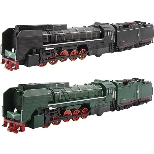Retro Steam Train Toy Locomotive Pulling Train Model for Kids