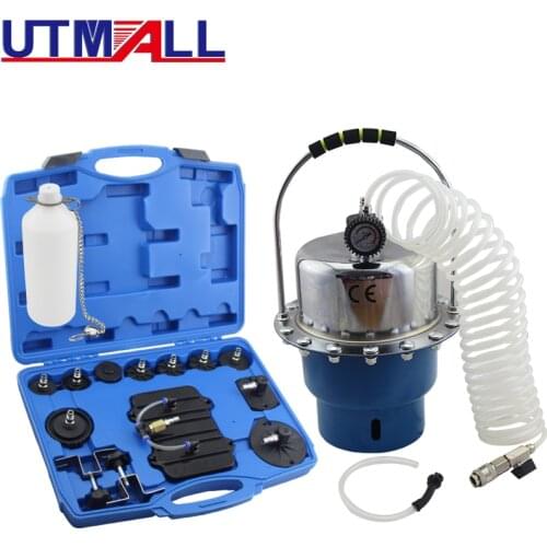 Pneumatic Pressure Bleeder Set Brake And Clutch Bleeding System Tool Machine