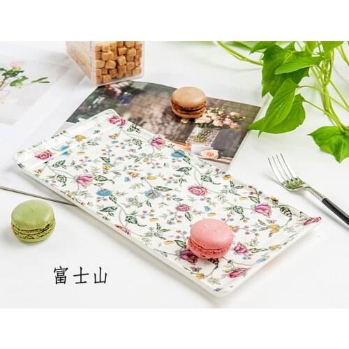 11inch, fine bone china dessert serving tray, porcelain delicate cake wedding plates, ceramic sushi plate, party BBQ show plate