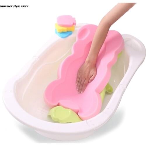 Newborn Anti-slip Sponge Foam Pad Imitation Of Uterus Environment Baby Bath Tub Bathing Pad Infant Shower Baby Care