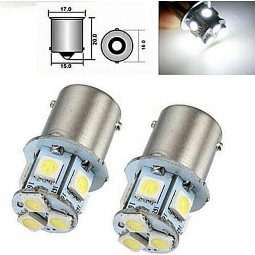 2pcs BA15S R5W 1156 5050 8SMD LED Car Led Turn Parking 12V DC Bulbs Rear Auto Tail Reverse Lamps Lights Signal Brake V4V8