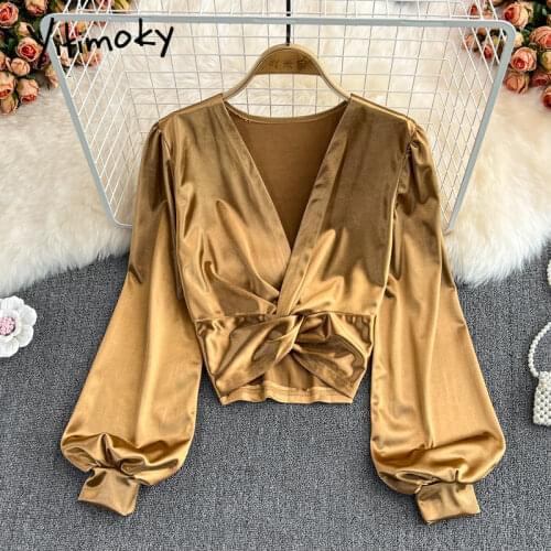Yitimoky Satin Blouses
