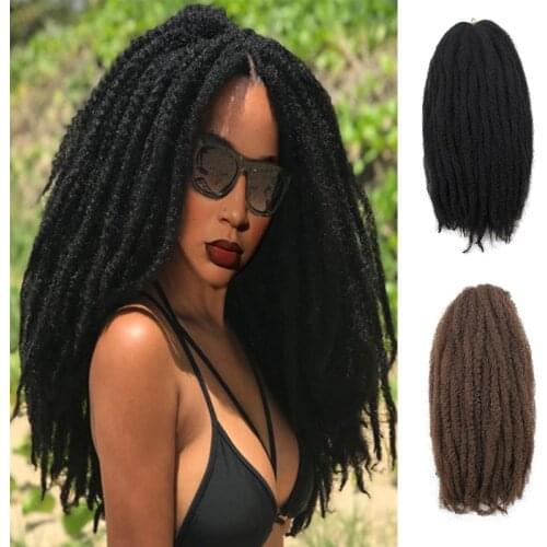 YxCherishair marley braid hair bulk synthetic ombre braiding hair crochet hair extensions