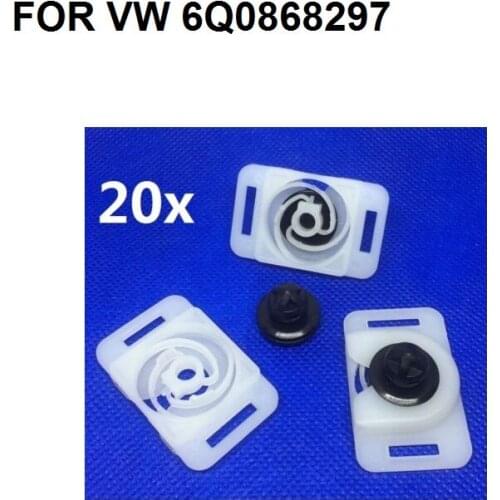 20x Plastic Trim Clips For VW Interior Door Cards Door Panels & Door Trims
