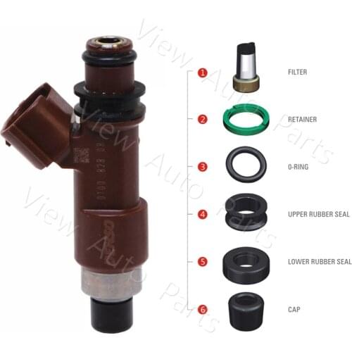 50 sets Fuel Injector Repair Kits For Subaru Outback 3.0L H6 OEM 2970010 micro filter Rubber o ring plastic parts VD-RK-0214
