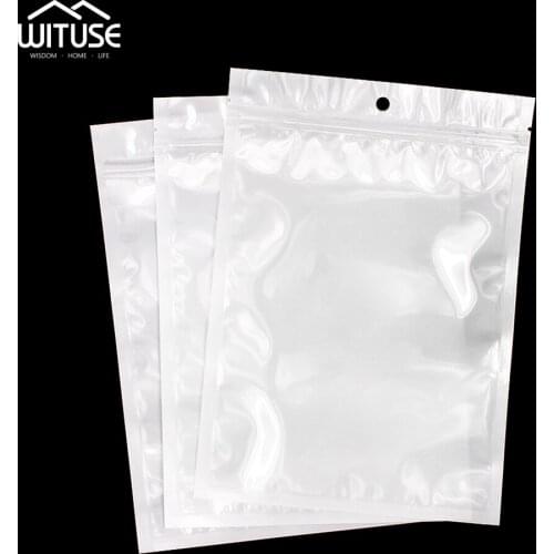 50Pcs Antistatic Plastic Retail Storage Bag Zip Lock Resealable Anti Static Pouch for Electronic Accessories Package Bags