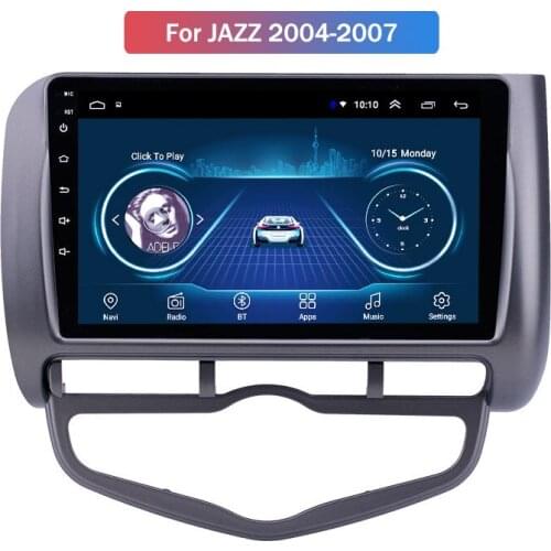 Android Car-Mounted Internet Multimedia GPS Navigator for Honda Jazz 04-07 autoradio android gps automotivo radios auto Android9