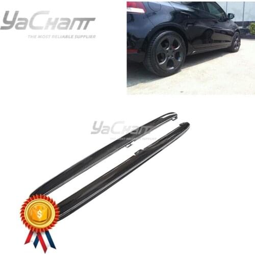 Car-Styling Carbon Fiber Side Skirts Fit For 2009-2012 Golf MK6 G*T*I Side Skirts Extensions
