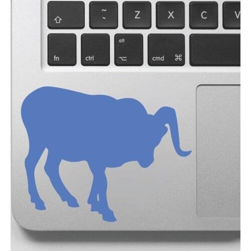 Honest And Industrious Cow Sticker,Painstaking Cow Decal For Laptop Computer Home Logo Detachable Vinyl Mural GA270