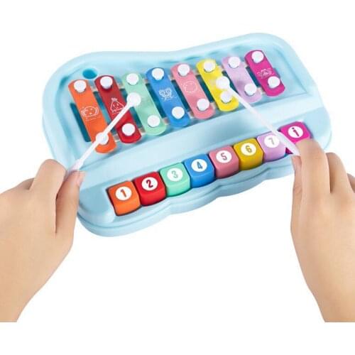 Kid Knock Piano Toy with 8 Scales Early Educational Musical Instrument Accessory