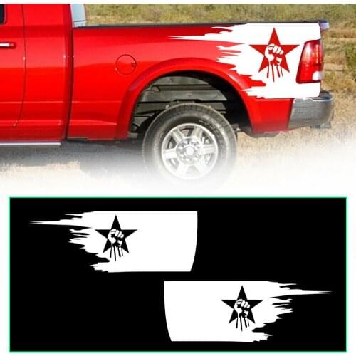 For x2 Truck Bed Container Side Stripe Sticker Wrap Peugeot Pick Up Honda Ridgeline