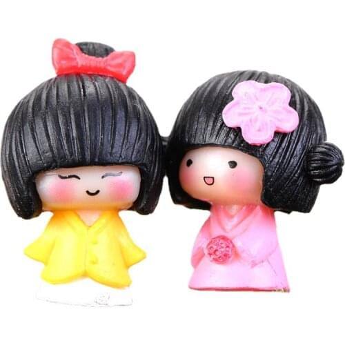 Mini Craft Figurine Bridge Pier Sika Deer Starfish Yacht Dolphin Panda Pot Garden Ornament Miniature Fairy Garden Decor Supply