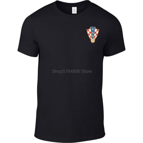 Fashion Round Neck Clothes Croatia 2019 MenS Footballer Legend Soccers T Shirt custom Design T Shirts