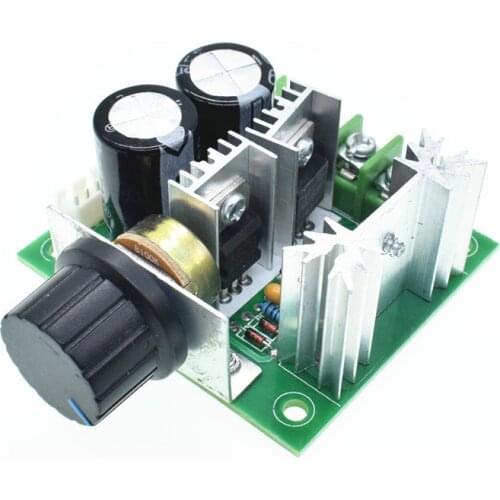 DC 12V 24V 30V 40V 13KHZ Auto PWM DC Motor Speed Regulator Governor Speed Controller Switch 10A 50V 1000uF
