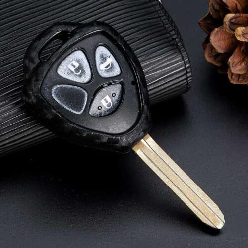Silicone 2 3 4 Buttons Remote Key Case Chain Cover for Toyota Camry Rav4 2006-2010 Key Chains Car Key Cover