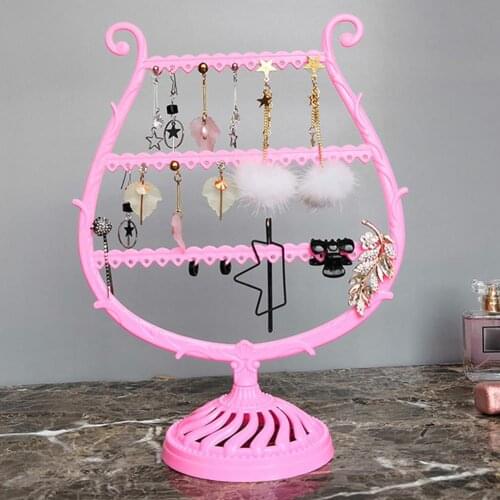 Jewelry Storage Rack Compact Antler Tree Shape High Quality PP Creative Earrings Organizer for Bedroom rangement