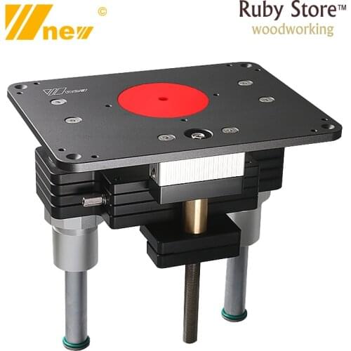 Heavy Duty Router Lift with Aluminium Router Insert Plate