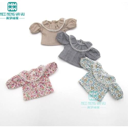 1PCS Blyth accessories floral small shirt, casual long dress for Blyth Azone 1/6 doll Clothes