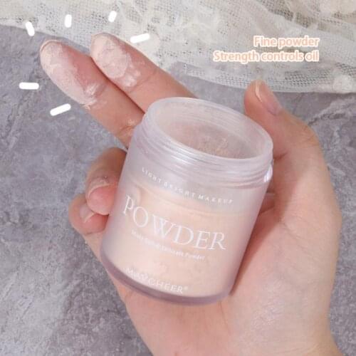 2 Colors Misty Soft Face Loose Powder Delicate Powder Setting Finish Makeup Oil-control Professional Long-hold Waterproof TSLM1