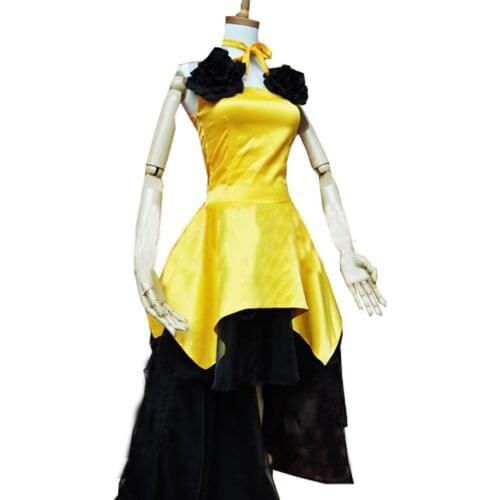 2017 Halloween Custom Made Sailor Moon Cosplay Luna Satin Lolita Dress Costume