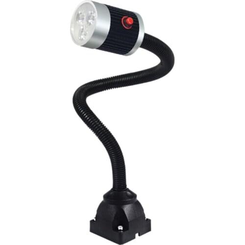 220V 9W Led Machine Work Lamp 50Cm Gooseneck Industrial Cnc Machine Lathe Tool Light Milling Machine Work Light Eu Plug