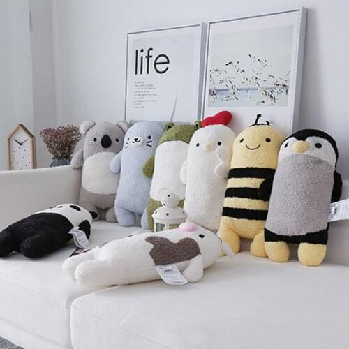 42CM Cute Stuffed Plush Animal Shape Throw Pillow Toys Back Support Soft Cushion Anime Kawaii Home Decor Gift for Children Adult