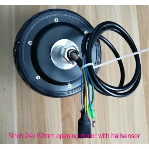 5 inches BLDC hub motor 24v36v48v 50-250w with hall sensor and EBS function & forward/reverse running for electric scooter ebike
