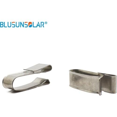 50 Pieces High Quantity SUS 304 Material big size 4 x 4mm2 PV cable clips for 4mmsq solar wire