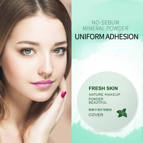 Fresh Mineral Loose Powder Makeup Powder Control Oil Light and Delicate Long-lasting Full Over Makeup Smooth Natural