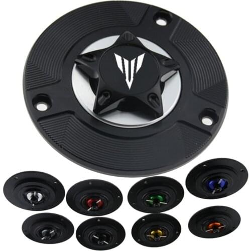 For Yamaha MT01 MT25 MT03 MT07 MT09 MT10 MT125 MT15 Aluminum CNC Motorcycles Fuel Tank Cap Gas Cap Cover Keyless