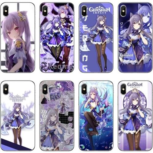 Genshin Impact Keqing Game Accessories Phone Case For Huawei Honor 20 10i 9X 10 Lite 8S 8C 8X 7C 7X 7A 6C Pro 6 6A 6X 5C V10