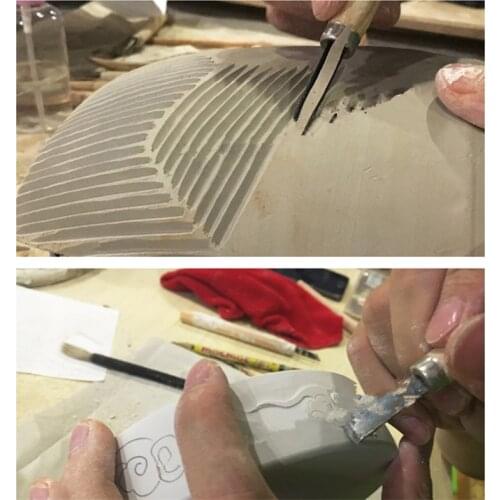 Carving Tools Modeling Scrapingl Sculpture Clay Sludge Knife Pottery Ceramic Polymer Klei Gereedschap Tool