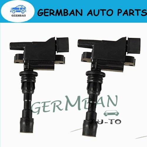 2PCS Ignition Coil For MAZDA 323 VI BJ 1.6L L4 Miata 1.8L 8530378 8010674 10674 M536A07 CU1443 Part No#ZZY1-18-100 ZL01-18-100