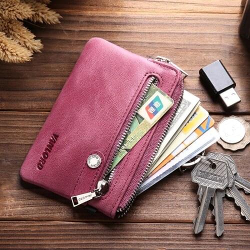 Key female car key South Korea lovely leather change card bag drivers license bag integrated bag multi-functional leather small